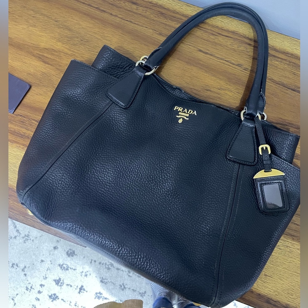 Prada Vitello Daino Tote Bag